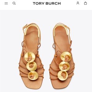 Tory Burch Women's Knotted Strappy Sandals (Size 7.5)